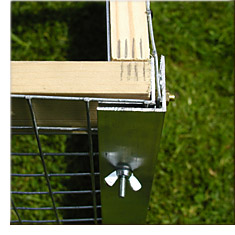detail showing corner posts
